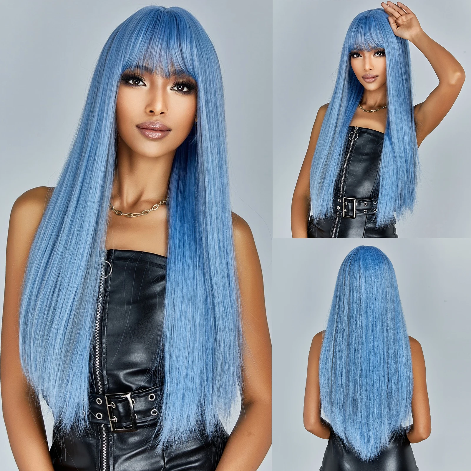 Long-Blue-Mixed-Colored-Synthetic-Wigs-with-Bangs-Silky-Straight-Hair-Wig-for-Women-Cosplay-Halloween
