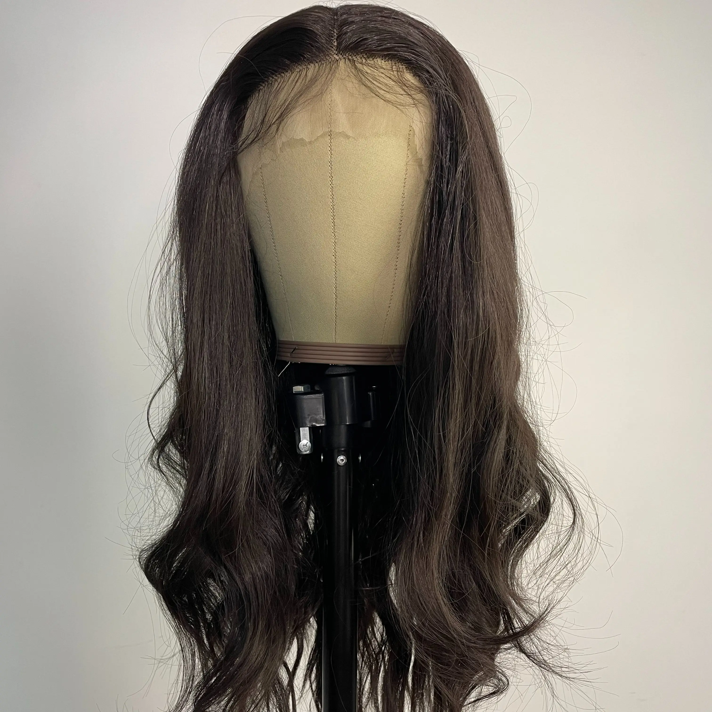 Long-Curly-Dark-Brown-Lace-Front-Wigs-Natural-Looking-Synthetic-Lace-Fake-Hair-for-Black-Women-4
