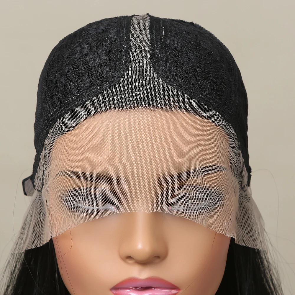 Long-Wavy-Black-Synthetic-Lace-Front-Wig-for-Black-Women-Middle-Part-High-Density-Lace-Wig-5