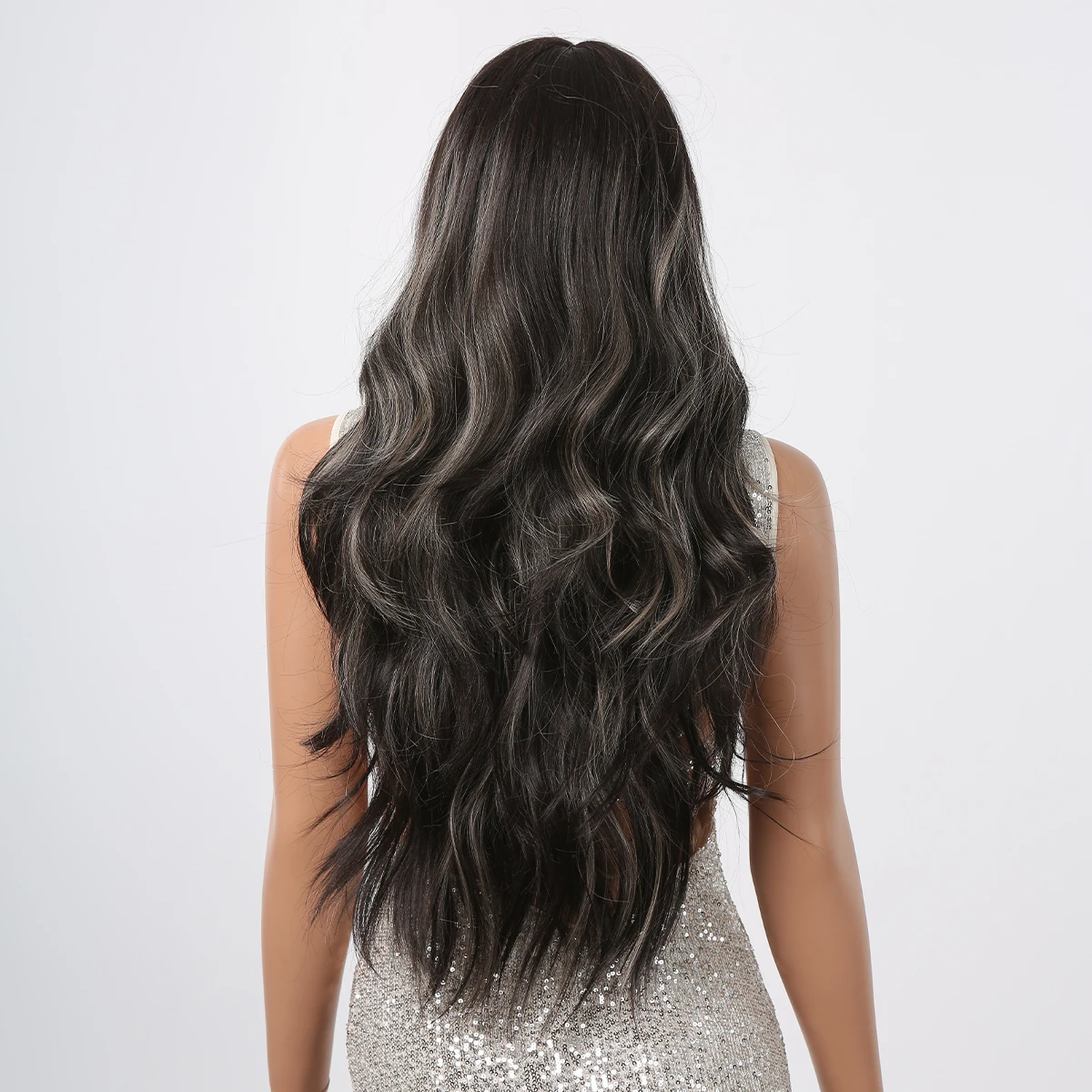 Long-Wavy-Lace-Wigs-for-Women-Natural-Black-Highlight-Grey-Daily-Soft-Synthetic-Wigs-Party-High-3