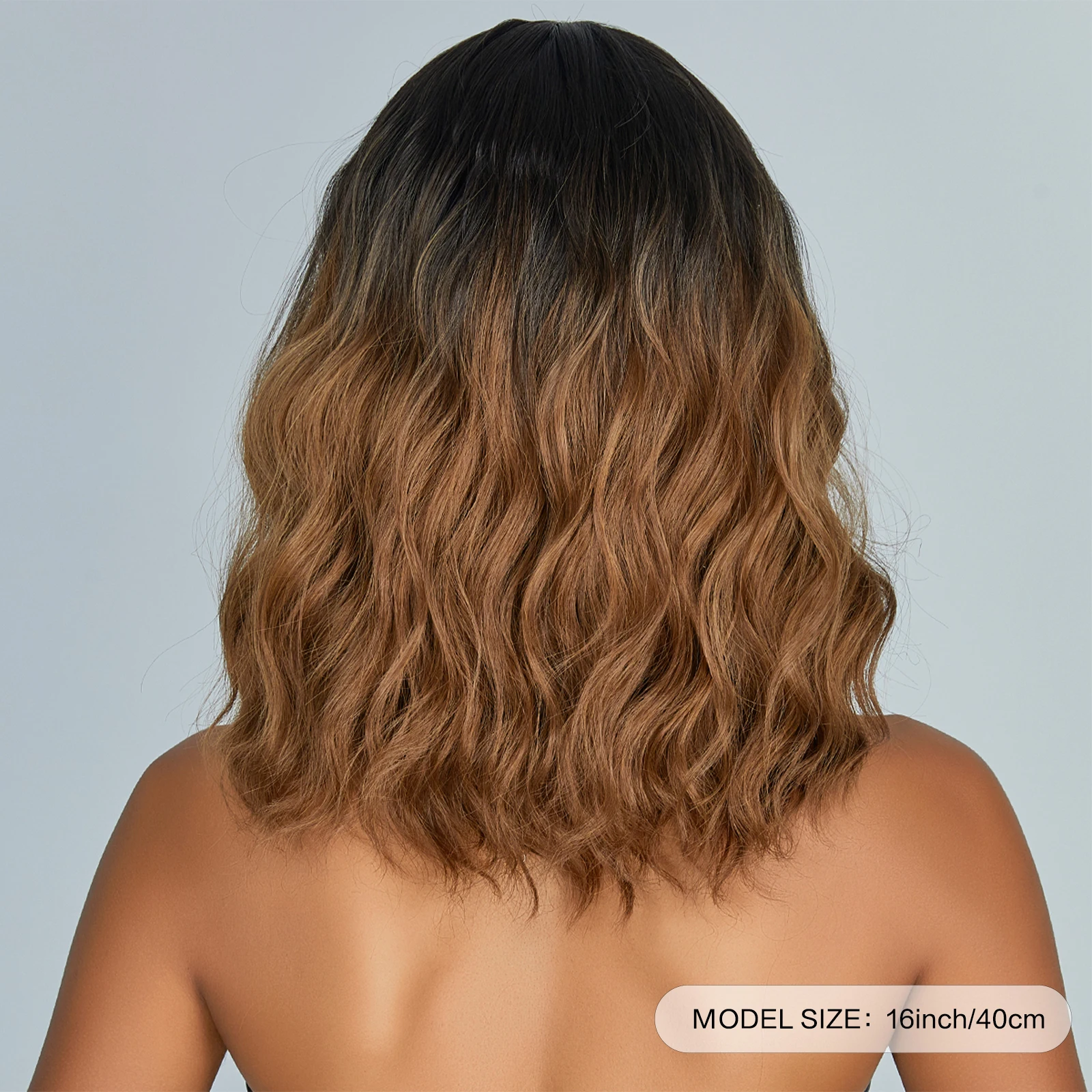 Middle-Length-Ombre-Brown-Synthetic-Wigs-with-Bangs-Short-Brown-Curly-Wave-Wig-for-Women-Natural-4