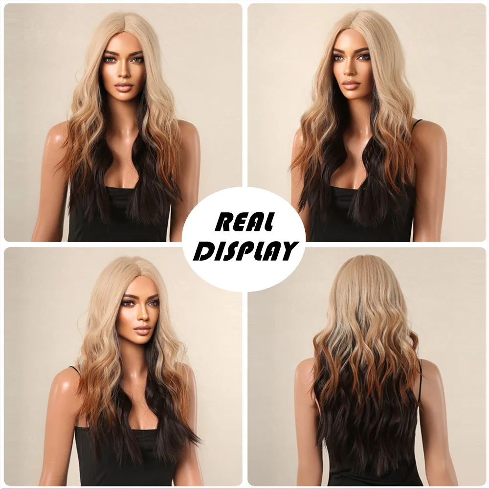 Ombre-Blonde-Long-Curly-Synthetic-Wigs-for-Women-Balayage-Beige-Auburn-Brunette-Layered-Natural-Wavy-Hair-2