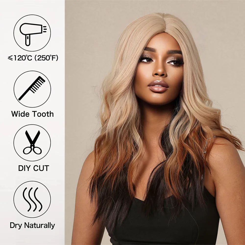 Ombre-Blonde-Long-Curly-Synthetic-Wigs-for-Women-Balayage-Beige-Auburn-Brunette-Layered-Natural-Wavy-Hair-3