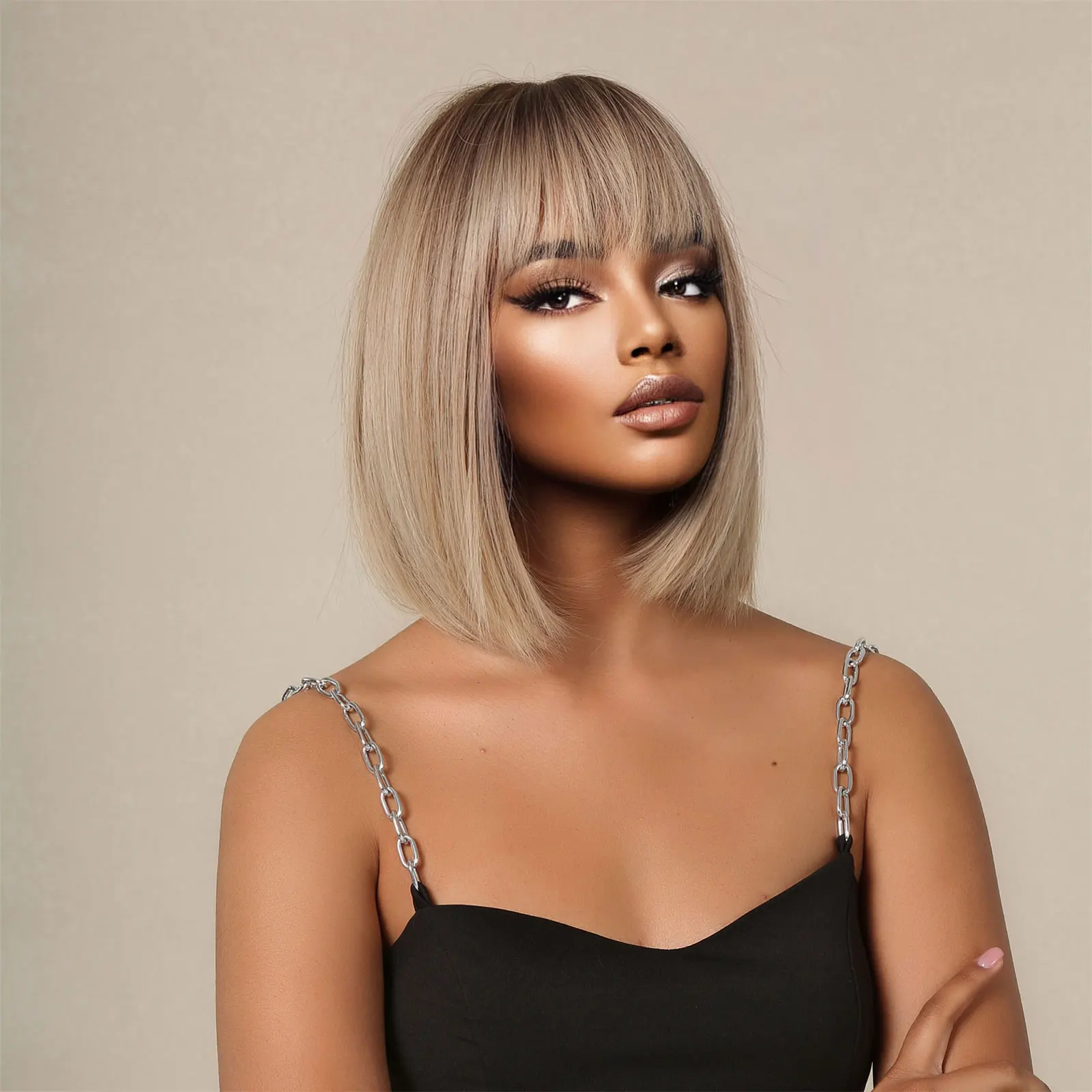 Short-Bob-Wig-Ombre-Blonde-Straight-Wig-with-Bangs-Natural-Synthetic-Hair-Wigs-for-Women-Daily-2