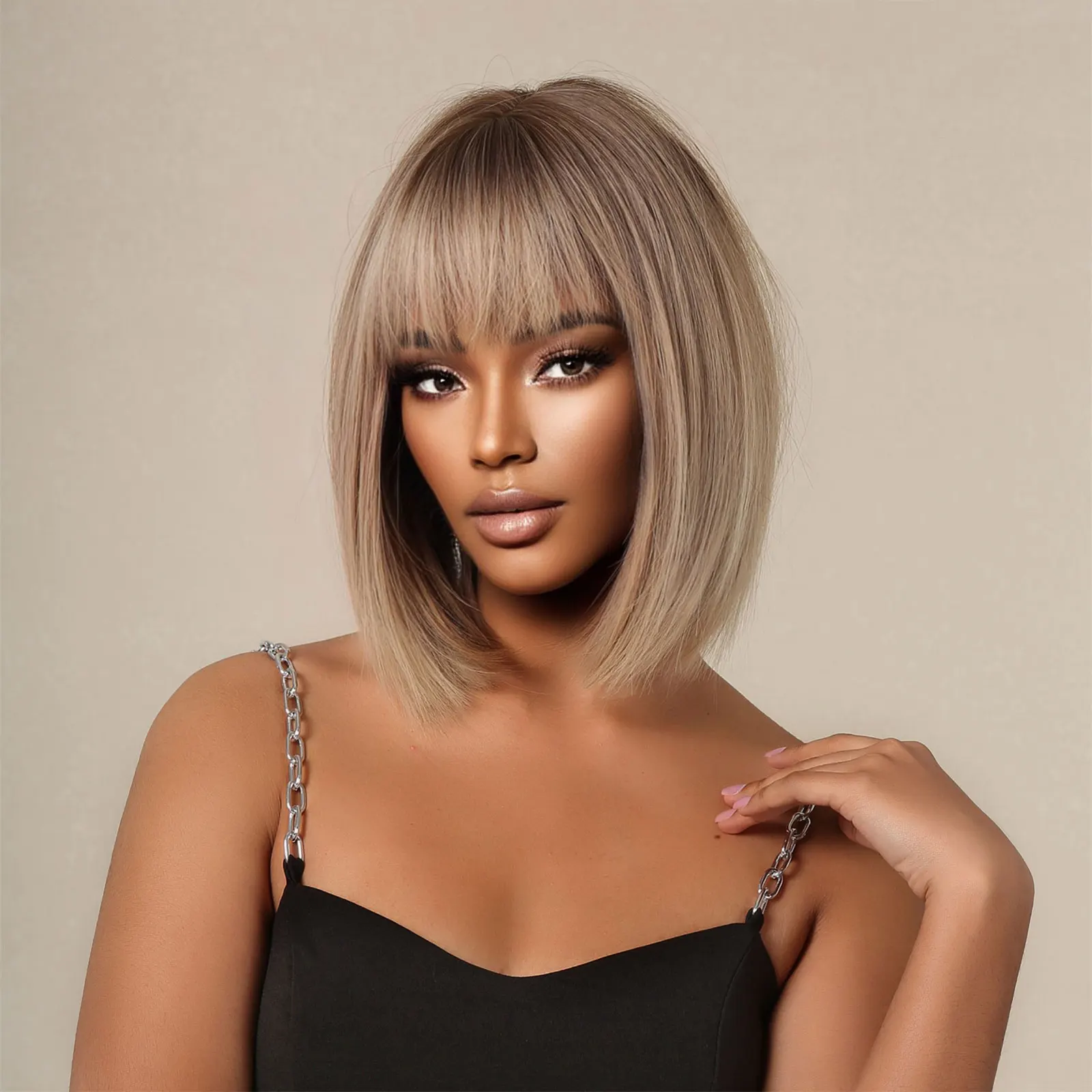 Short-Bob-Wig-Ombre-Blonde-Straight-Wig-with-Bangs-Natural-Synthetic-Hair-Wigs-for-Women-Daily-3
