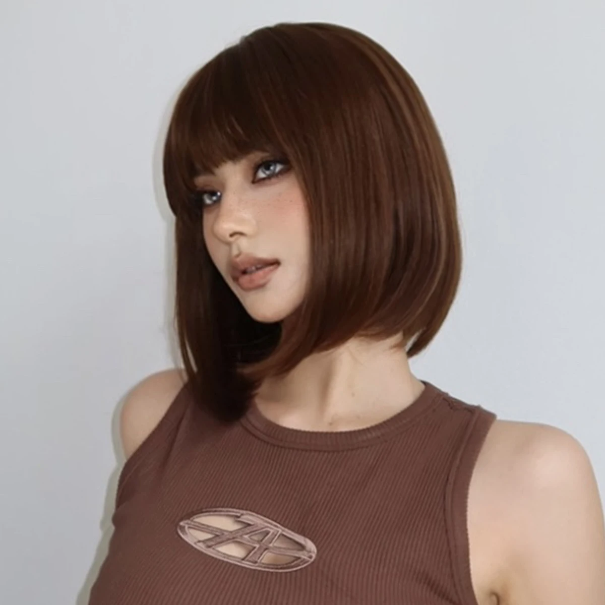 Straight-Dark-Brown-Wigs-with-Bangs-Short-Bobo-Natural-Daily-Wig-for-Women-Party-Soft-High-1