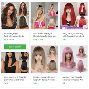 Medium Length Wigs